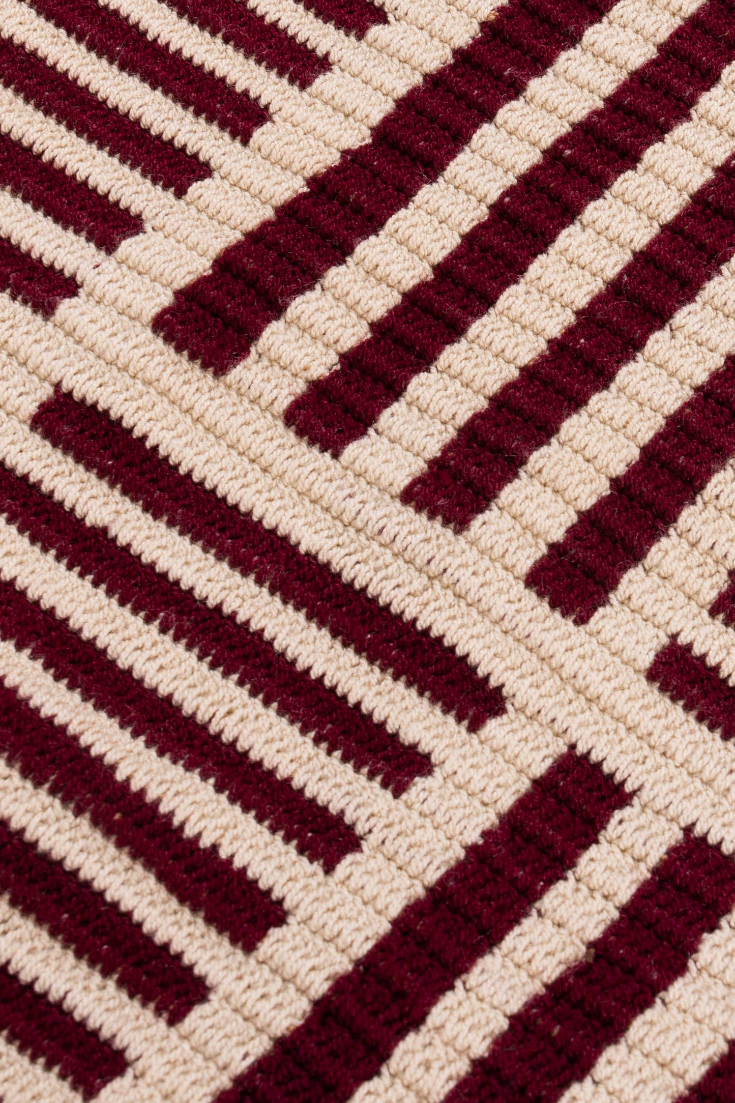 Shopper Stripe-Duo : Wine