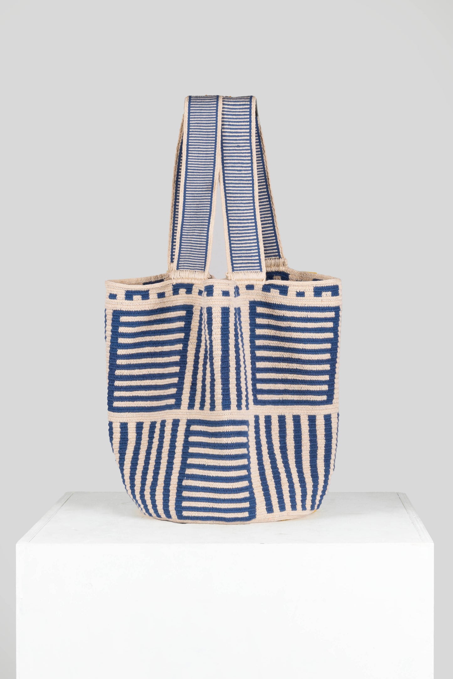 Shopper Stripe Duo: Genoa Blue