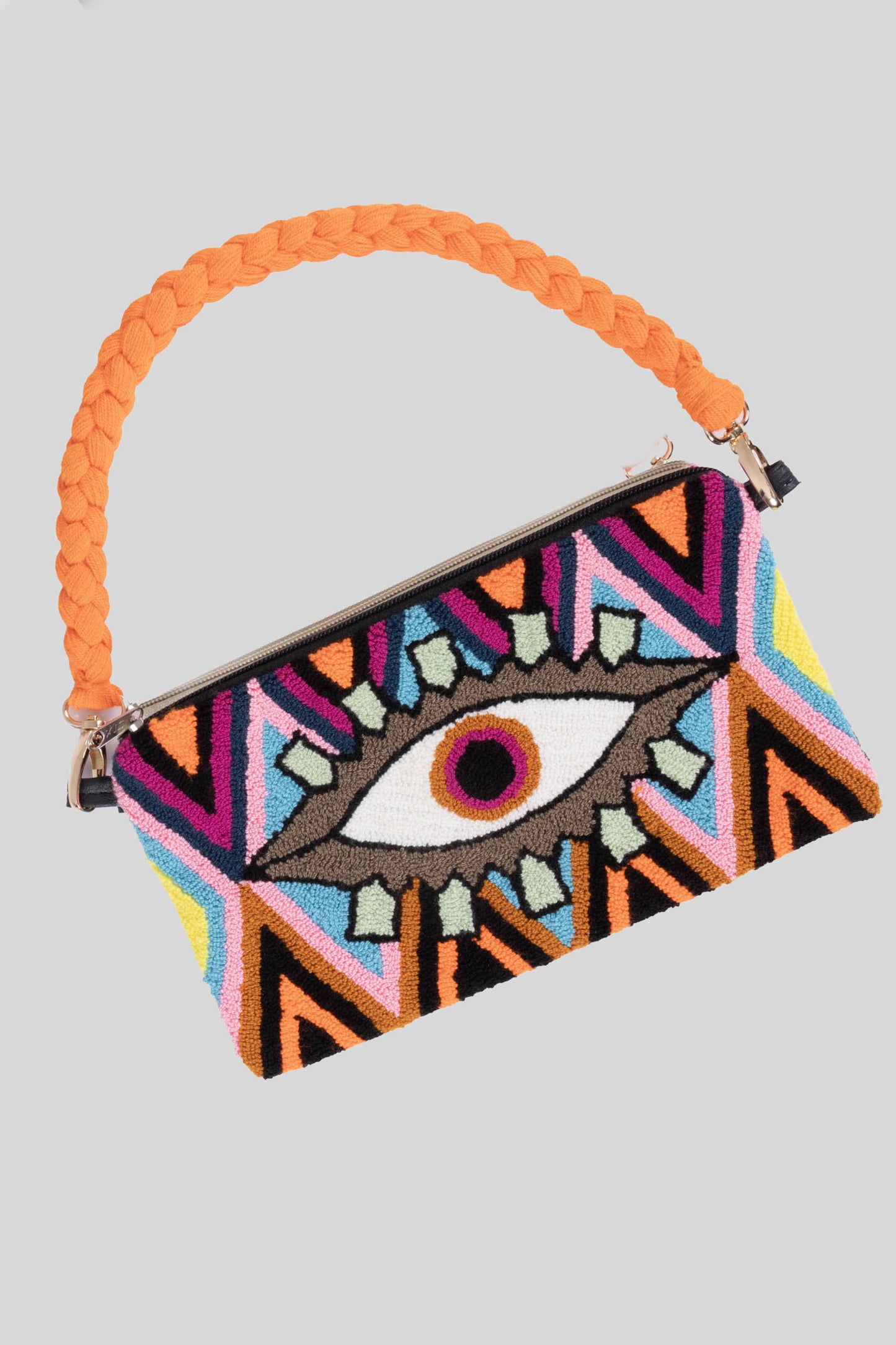 Multicolor Eye Clutch