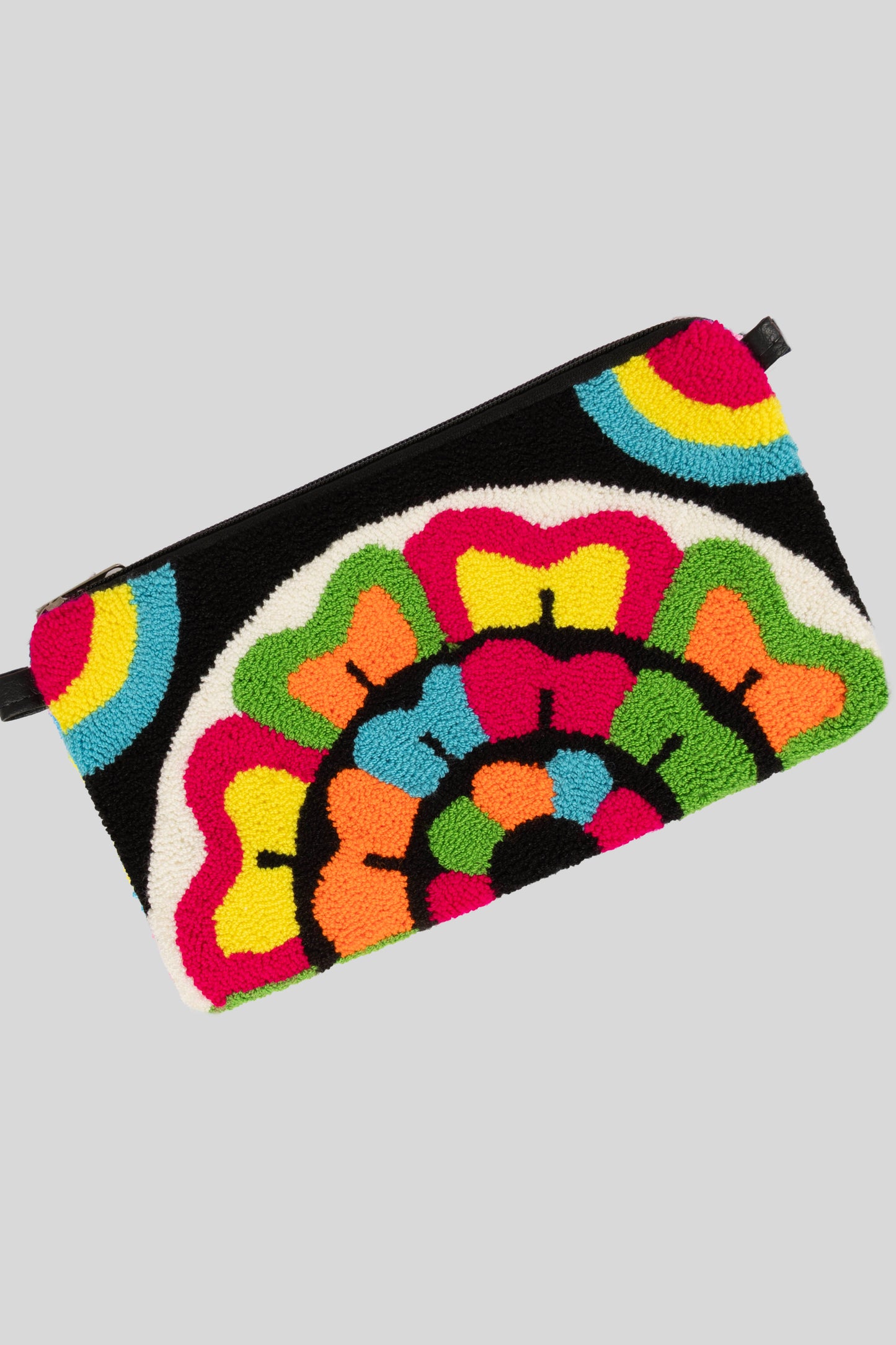 Multicolor Flower Clutch