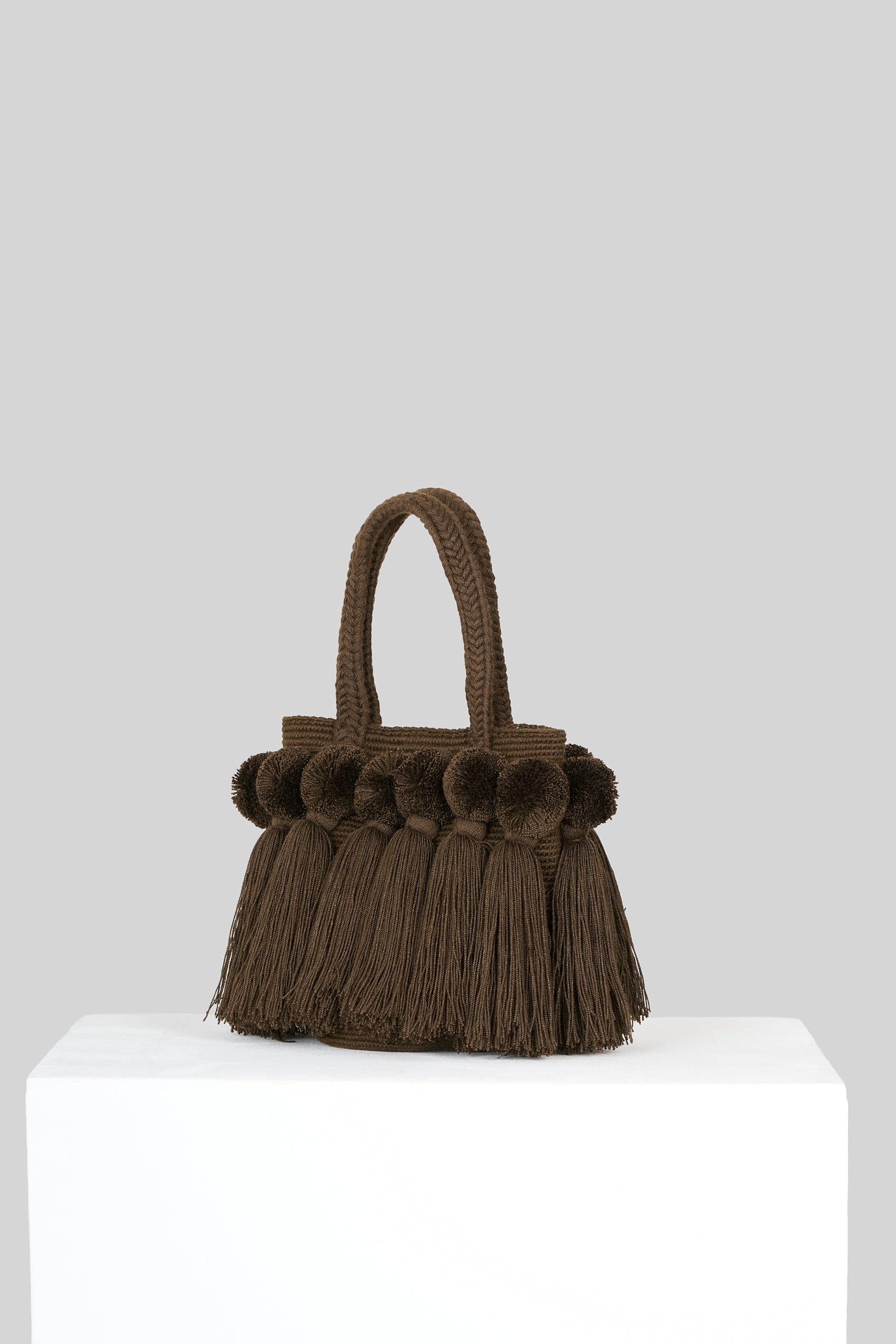 Caracas bucket bag cioccolato