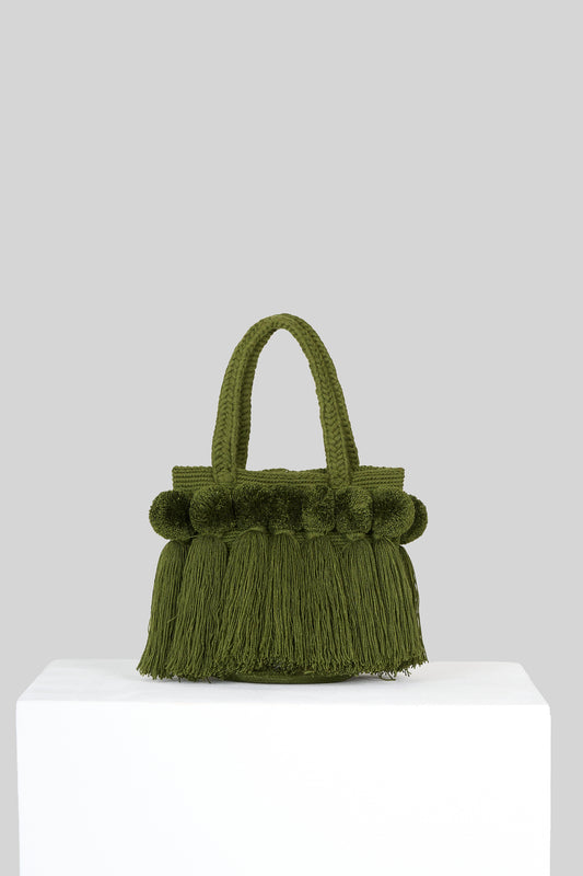 Caracas bucket bag Forest Green