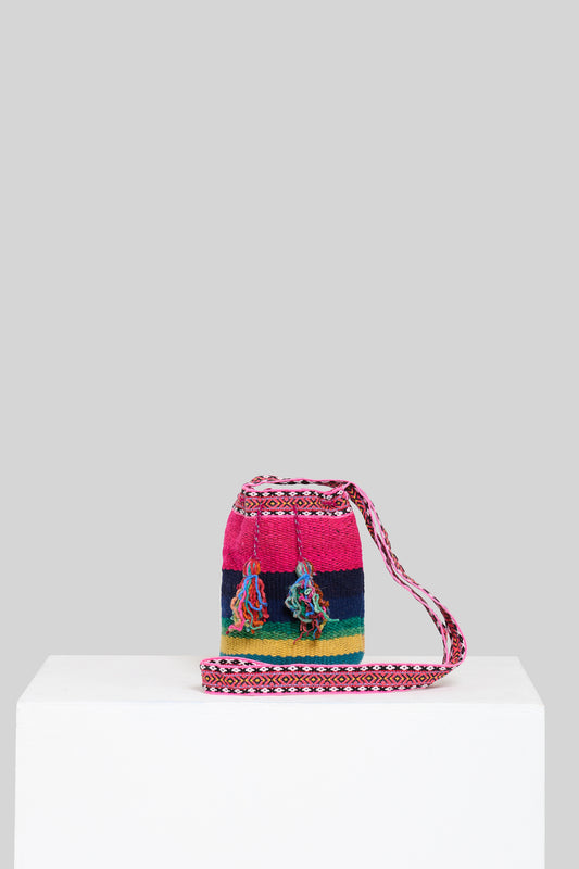 Secchiello Cuzco Fucsia e blu