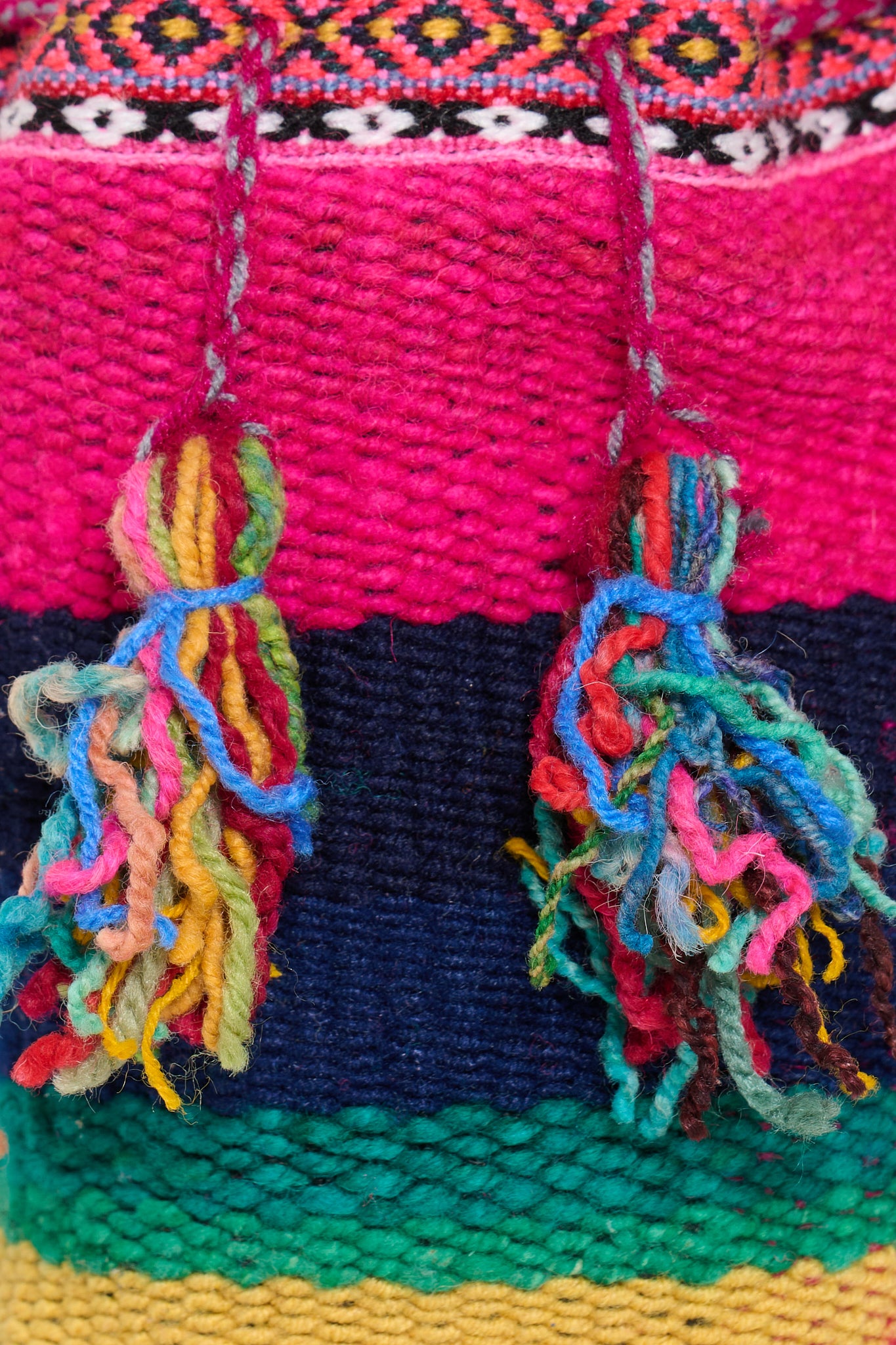 Secchiello Cuzco Fucsia e blu